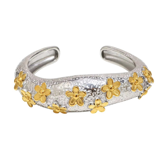 Flower Cuff Bracelet