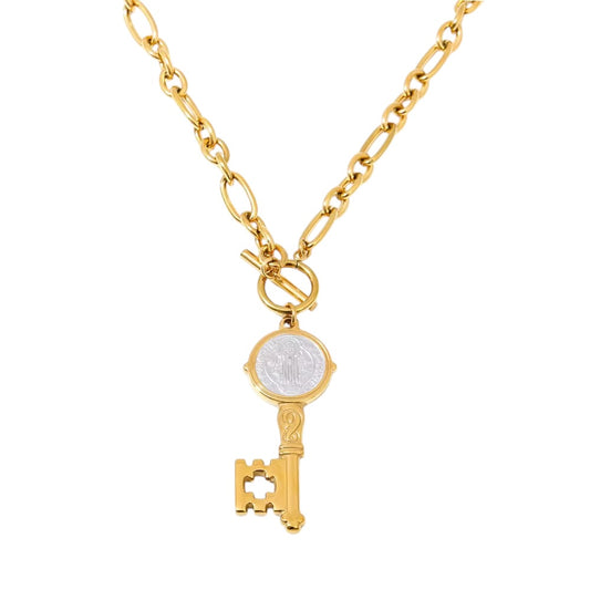 Saint Benedict Key Necklace