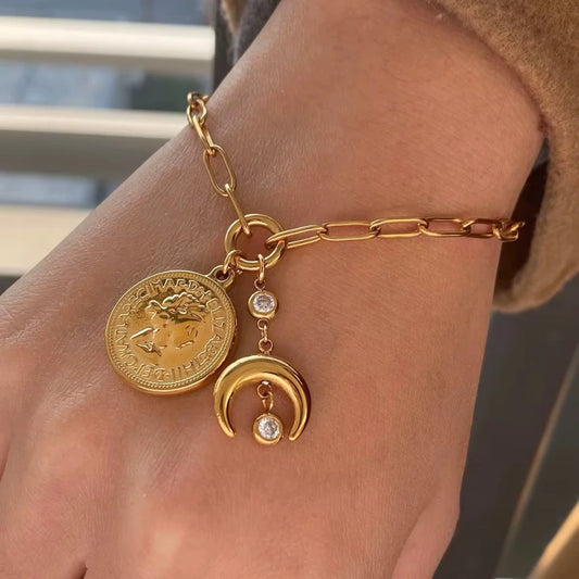 Moon Light Coin Bracelets