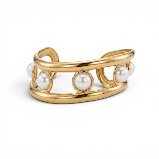 Pearl Cuff Bangle