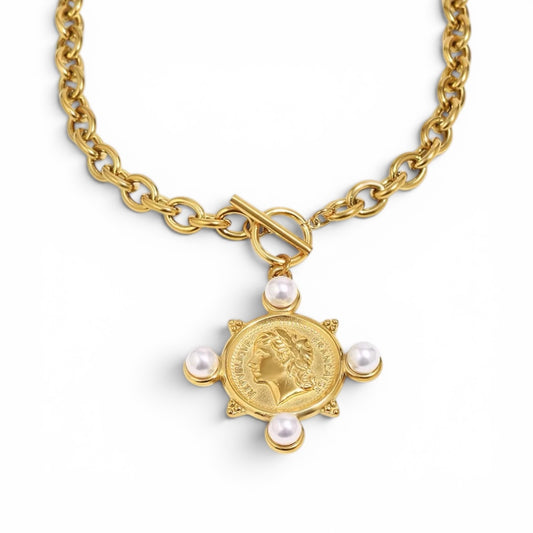 Vintage Coin Necklace
